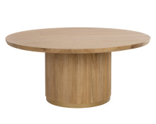 Sunpan 110774 - Kalla Dining Table - Round - Rustic Oak - 68"